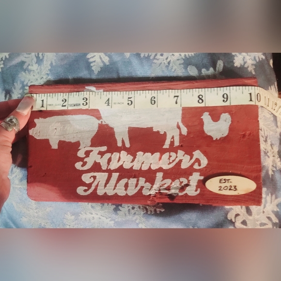 Personalized (Est. 2023) Farmer's Market Primitive Kitchen Decor - Picture 6 of 10